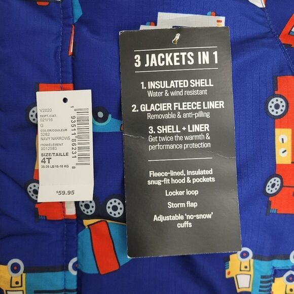 CHILDREN'S PLACE 3-in-1 winter jacket - Picture 15 of 16